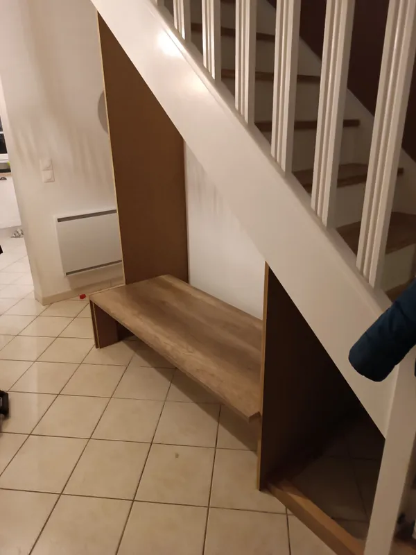 Meuble sur mesure sous escalier, photo 4