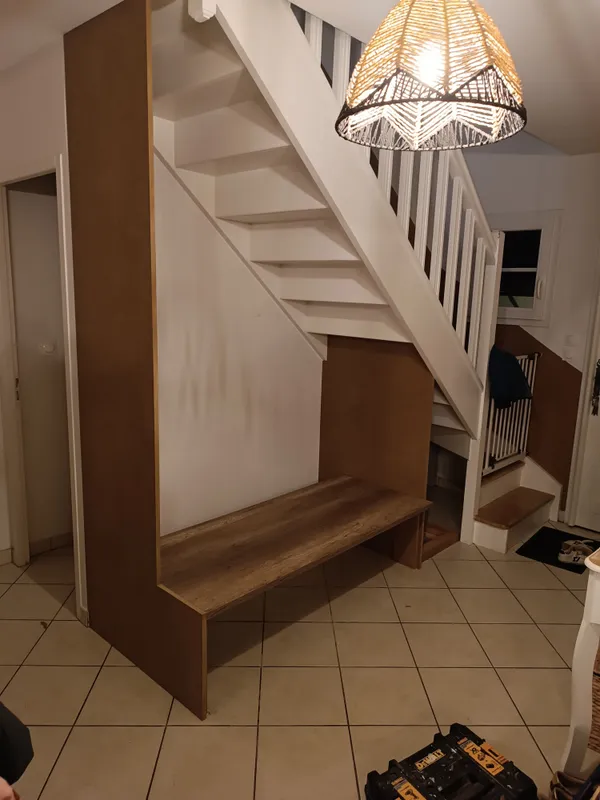 Meuble sur mesure sous escalier, photo 3