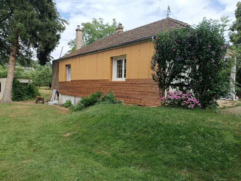Isolation par l'extérieur avec bardage bois