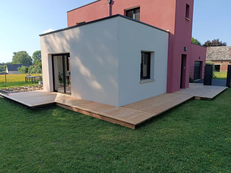 Terrasse en bois sur plots, photo 7