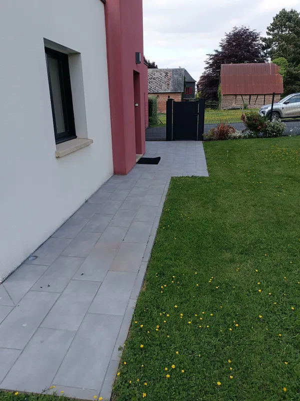 Terrasse en bois sur plots, photo 1