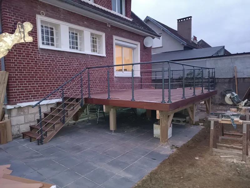 Terrasse suspendue